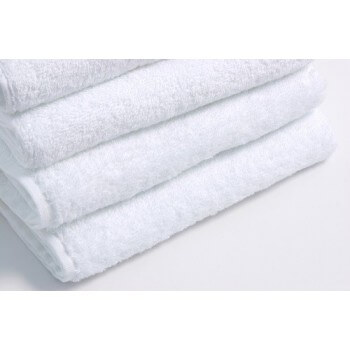 Weiße Badetücher 50 x 100 cm, 100 % Baumwolle 500 g/m2
