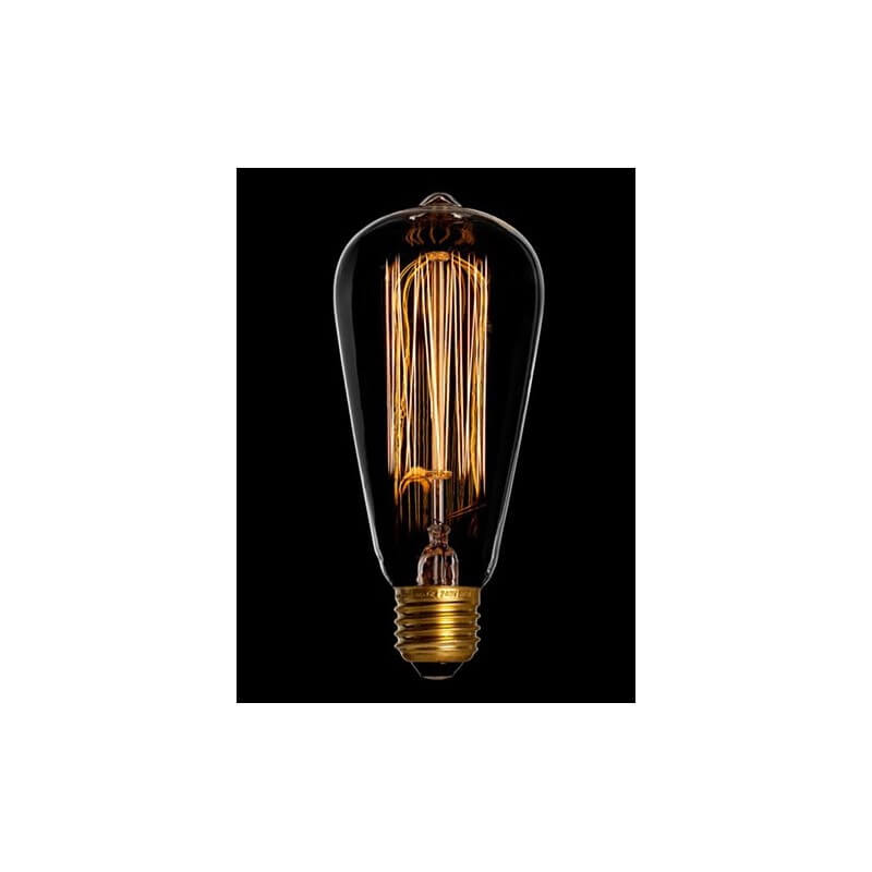 4 X E27 Wolka 40W Ampoule Edison Incandescent Bulb Vintage ST64