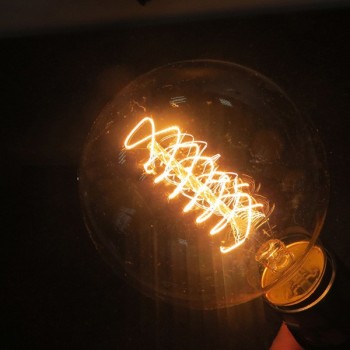 Vintage Edison bulb E14 G45 spiral filaments 25 W