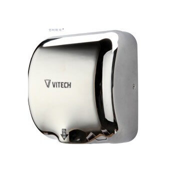 Vitech Secador de manos eléctrico automático cromado 1800 W