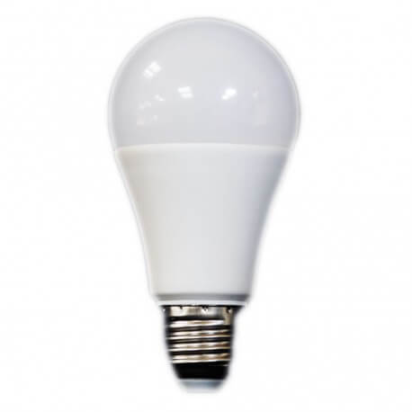 white 12W bulb E27 A60 equals incandescent