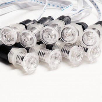 set of 9 waterproof IP 68 12V chromotherapy lights for all humid environments