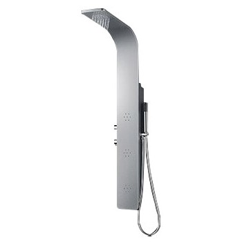 Shower column (1300mmx180mm) in silver painted aluminum alloy