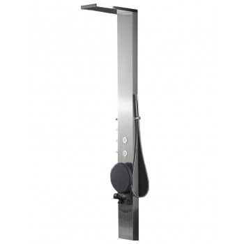 Bodyclean - 2-jet balneotherapy shower column in stainless steel with incorporated seat S179-T