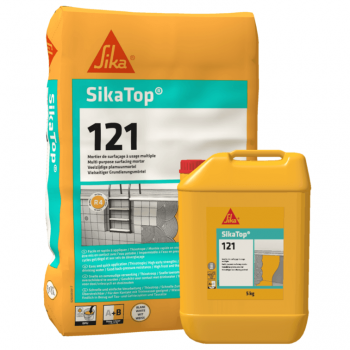 Kit di rivestimento in malta impermeabilizzante SIKATOP 121 da 26,7 kg