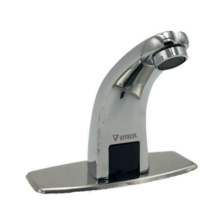 Vandal-proof infrared automatic faucet in stainless steel