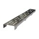Shower tray 90x90x3cm linear flow ready to tile with siphon + stainless steel grid