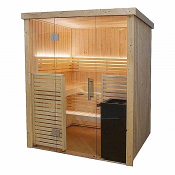 Cabina sauna Harvia 163,5 x 160,7 x 202 cm Riscaldamento per sauna per 2 o 3 persone fornito