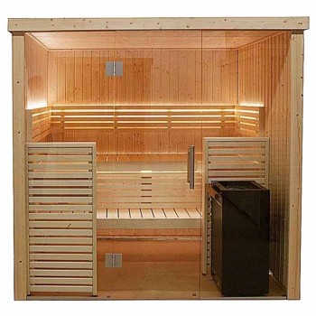 Cabina sauna Harvia 206 x 160,8 x 202 cm Riscaldamento per sauna per 2 o 3 persone fornito