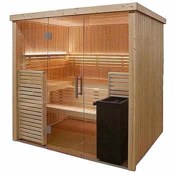Harvia sauna cabin 206 x 160.8 x 202 cm 2 or 3 people sauna heater provided