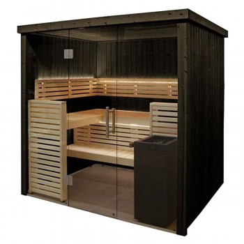 Harvia sauna cabin 205 x 160 x 202 cm 2 or 3 people sauna stove provided