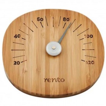 RENTO sauna thermometer in Bamboo
